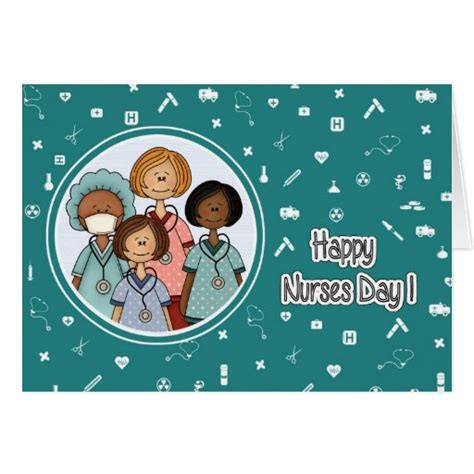 customizable nurses day greeting card zazzle