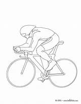 Coloring Cycling Pages Sport Sports Hellokids Printable Track Cycle sketch template