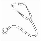 Stethoscope Draw sketch template