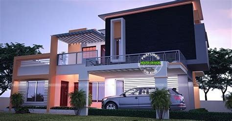 contemporary model india house plan kerala home design  floor plans  dream houses