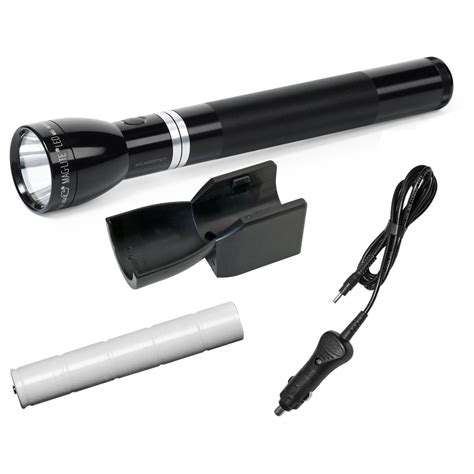 maglite rl  lumen rechargeable battery flashlight   adapter ebay