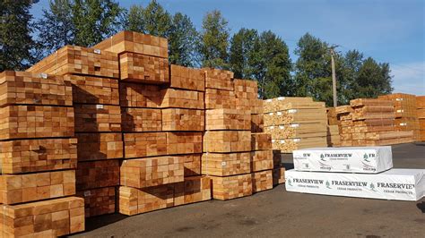 Western Red Cedar Timbers Fraserview Cedar Products