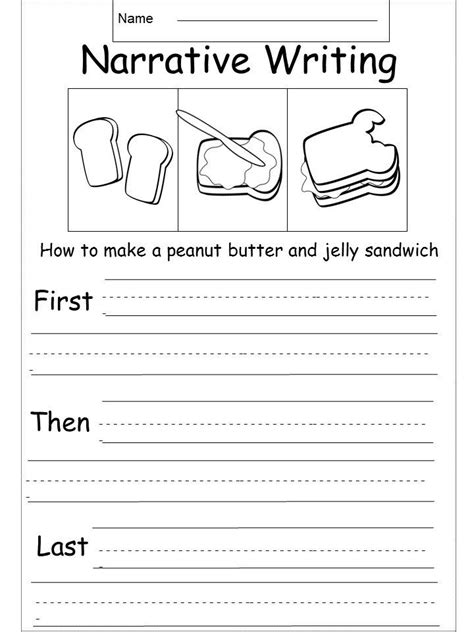 writing printable kindergarten   grade kindermommacom
