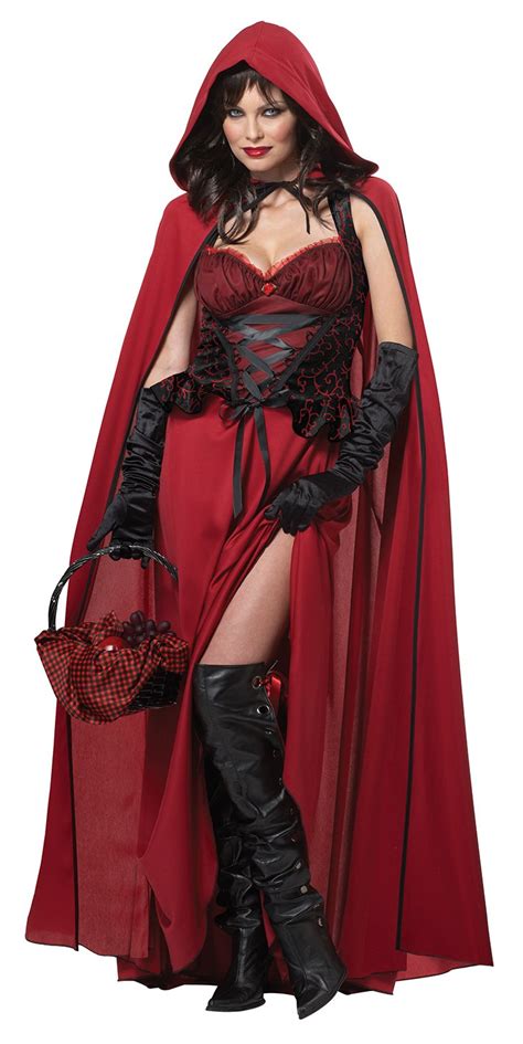Size Small 01185 Dark Gothic Red Riding Hood Adult Costume