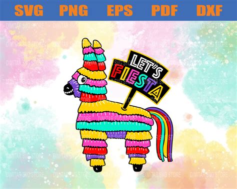 mexican pinata donkey svg lets fiesta funny lets fiesta svg mexican