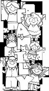 Coloring Pages God Made Families Kids Printable sketch template