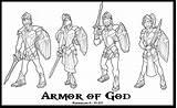 Coloring Armor God Armour 1398 82kb Getcolorings sketch template
