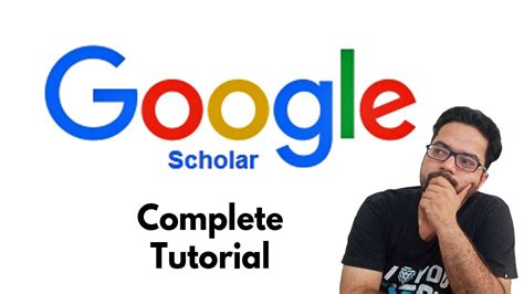 google scholar tutorial google scholar search tips  hindi    google scholar youtube