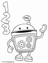 Umizoomi Bot Nickelodeon Robot sketch template