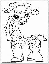 Coloring Jungle Pages Animals Safari Baby Animal Giraffe African Printables Themed Color Cute Shower Printable Preschool Print Templates Kids Zoo sketch template