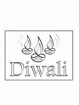Coloring Diwali Pages Printable Activity Sheets Drawing sketch template