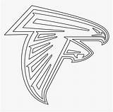 Falcons Atlanta Logo Stencil Coloring Pages Transparent Pngitem sketch template