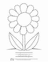 Tracing Coloring Pages Trace Spring Daisy Kids Color Printable Getcolorings Getdrawings Itsybitsyfun Bouquet Word sketch template