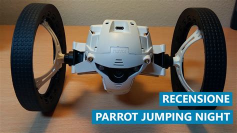 parrot minidrones jumping night recensione da lupokkioit youtube