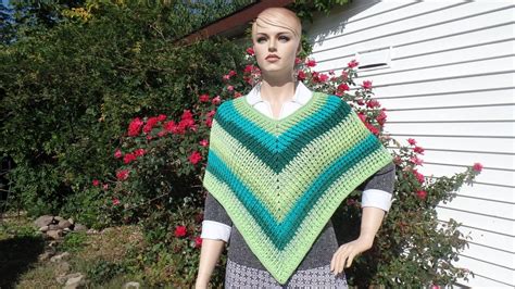 easy crochet easy ribbed adult poncho tutorial 342 bagoday crochet