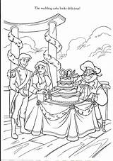 Coloring Pages Wedding Ariel Disney Princess Choose Board sketch template