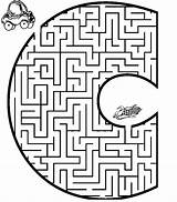 Maze Coloring Pages Letter Mazes Kids Printable Sheets Colouring Part Popular Difficult Coloringhome Gif Medium Library Clipart Template sketch template
