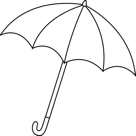 clipart umbrella coloring page clipart umbrella coloring page transparent
