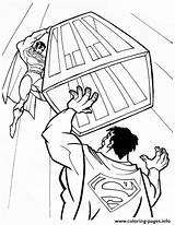 Coloring Superman Strong Pages Printable sketch template