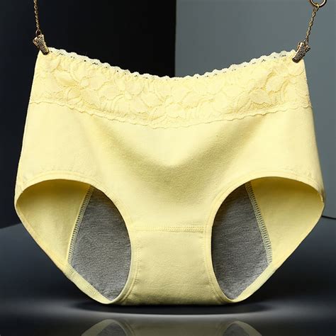 women menstrual period cotton panty waterproof underwear leakproof
