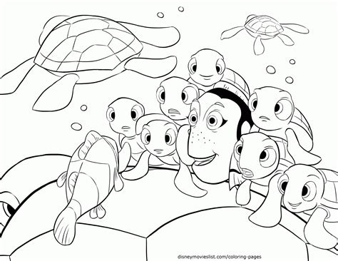 coloring pages finding nemo coloring home