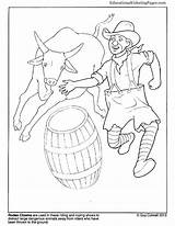 Rodeo Clowns Colouringpages Responses sketch template