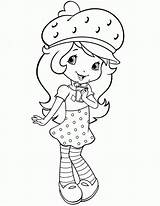 Coloring Pages Henna Shortcake Strawberry Library Clipart Characters sketch template