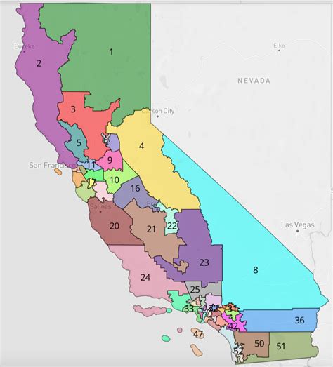shifting battle lines heres  early   calif congressional districts