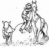 Roping Calf Rodeo Westerns Cowboys Unmounted Rover sketch template