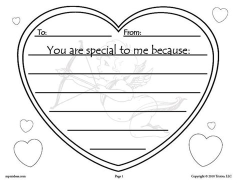 printable valentines day writing activity valentines writing