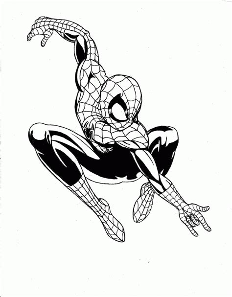 ultimate spiderman coloring pages coloring home