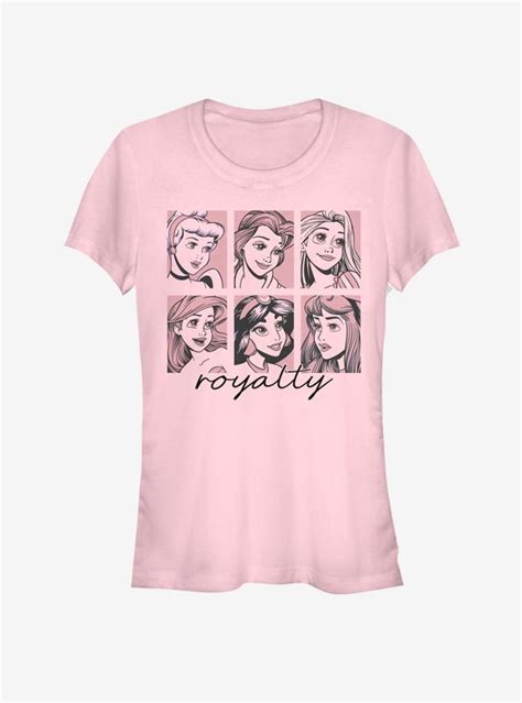 Disney Princess Classic Royalty Squares Girls T Shirt Hot Topic