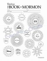 Reading Mormon Book Chart Scripture Lds Study Printable Activity Coloring Family Pdf Chapter Charts Scriptures Church Etsy Flower Color Days sketch template