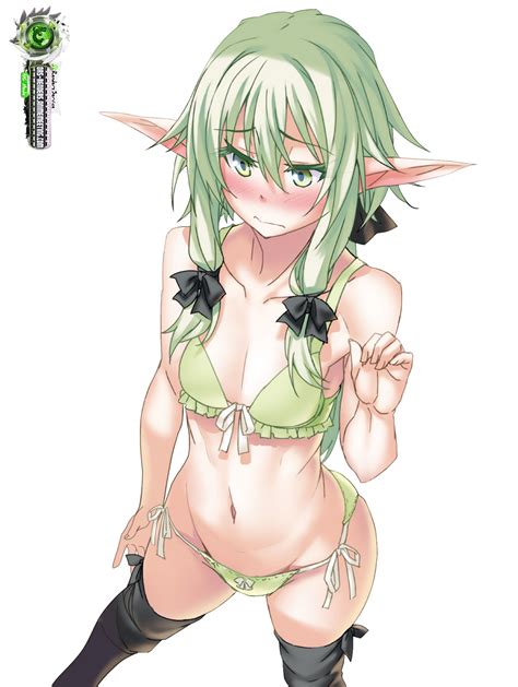 goblin slayer high elf archer hyper sexy bikini armor