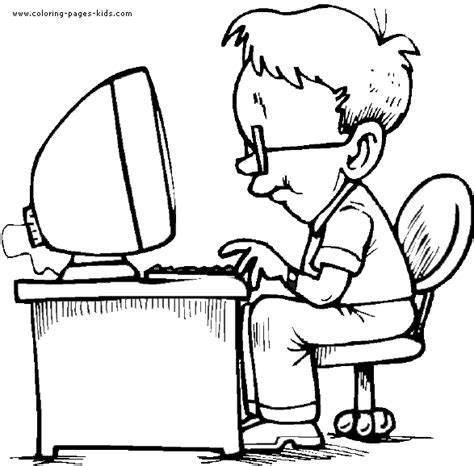 computer coloring pages coloring pages  kids family people