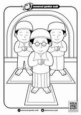 Mewarnai Sholat Anak Berjamaah Mewarna Masjid Shalat Mengaji Islami Belajar Membaca Alquran Tk Directories Gerakan Contoh Lengkap Baik Cetakkan Segera sketch template