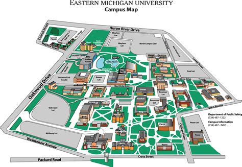 eastern michigan university map eastern michigan university ann arbor