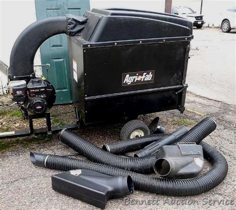 agri fab pull  lawn vacuum  chipper    hp ohv briggs stratton engine