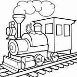 Train Drawing Easy Sketch Drawings Kids Coloring Clipart Trains Outline Line Engine Cliparts Pages Transportation Clip Pic Short Print Sketches sketch template