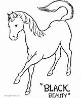 Coloring Pages Horses Popular Printable Color sketch template