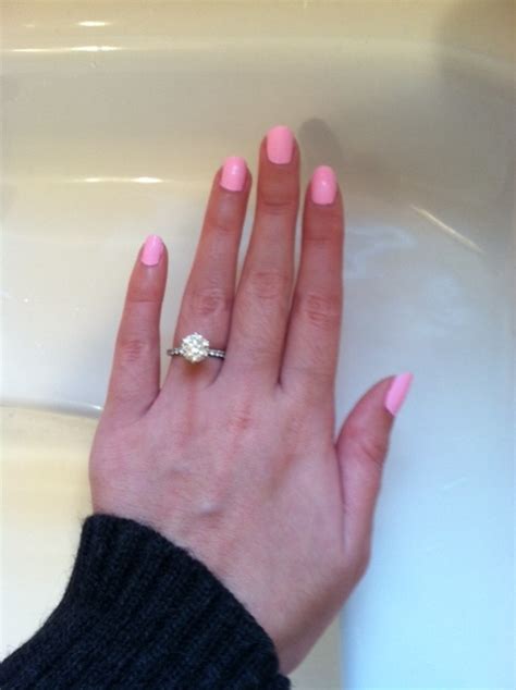 color diamond engagement ring weddingbee photo gallery