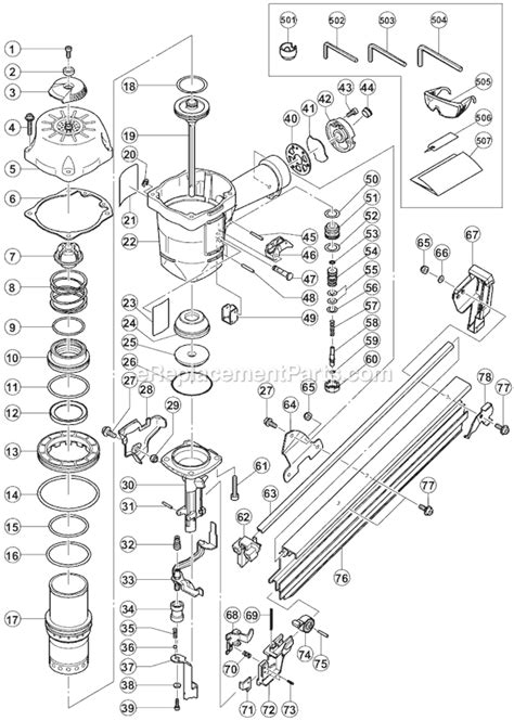 hitachi nrac parts list  diagram ereplacementpartscom