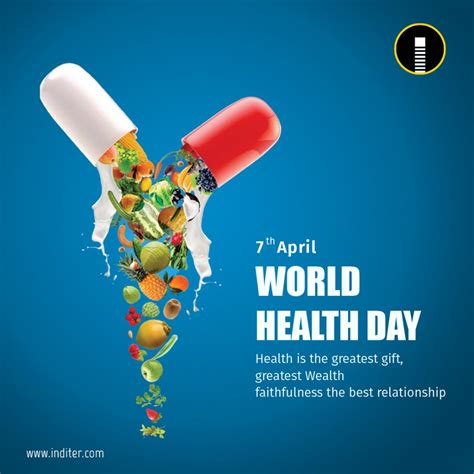 world health day concept  healty lifestyle background vector