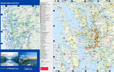 tourist map  surroundings  bergen ontheworldmapcom