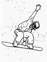 Iarna Snowboard Colorat Snowboarding Desene Planse Zimní Omalovánky Zima Hiver Colorear Jeux Olympiques Olympique Fise Gr článku Cheie Cuvinte Zdroj sketch template