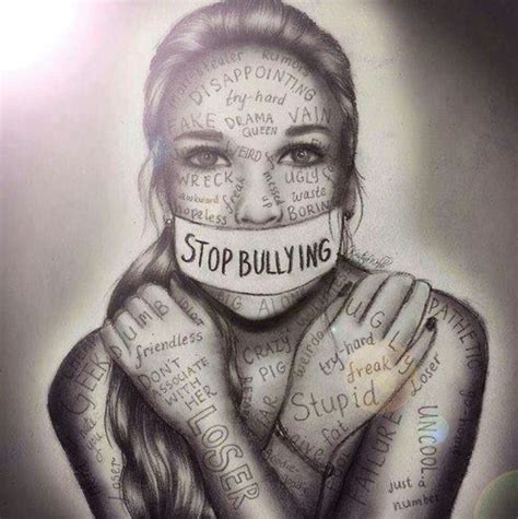 stop bullying kristina webb art protest art drawings