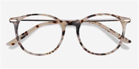 quill round ivory tortoise frame glasses for women eyebuydirect
