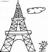 Eiffel Tower Coloring Pages Kids Paris Getcolorings Improvement Color Getdrawings sketch template