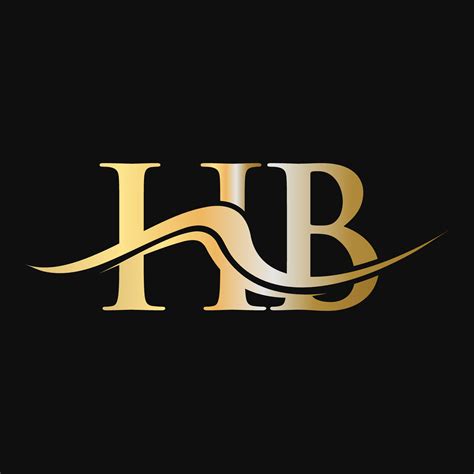 letter hb logo design monogram business  company logotype