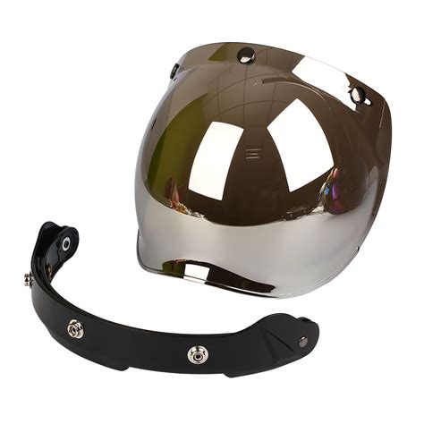 Motorcycle Windshield Helmet Harley Style Helmets Bubble Visor Uv 400